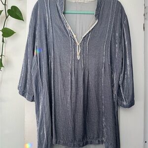 CP SHADES Velvet Tunic Top